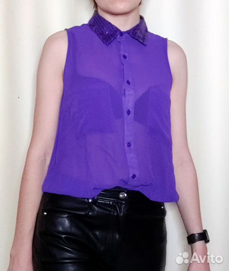 Рубашка без рукавов