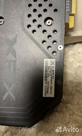 Видеокарта AMD rx 580 OC XFX