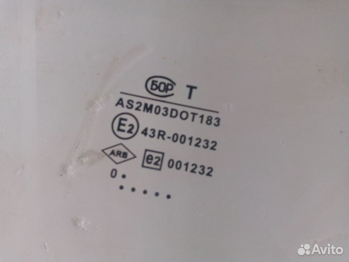 Стекло передней правой двери Renault Logan 1