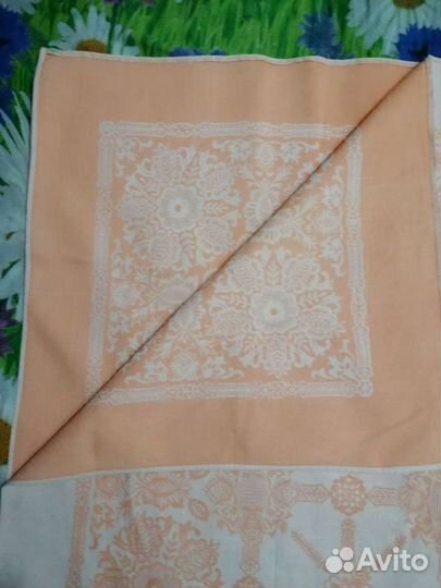 Льняные скатерти, полотенца СССР