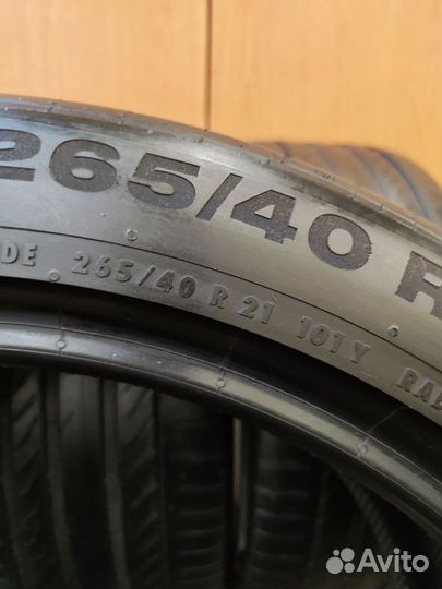 Continental ContiSportContact 5P 265/40 R21