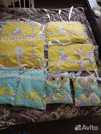 Бортики в детскую кроватку бу