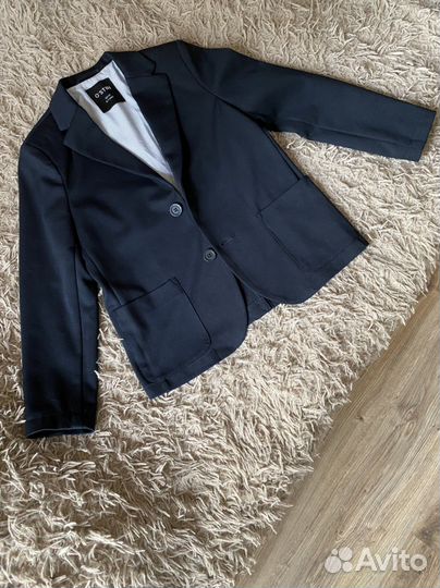 Пиджак детский Ostin тёмно-синий 122 размер
