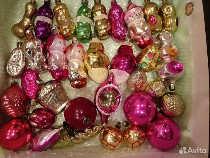Елочные игрушки СССР одним лотом