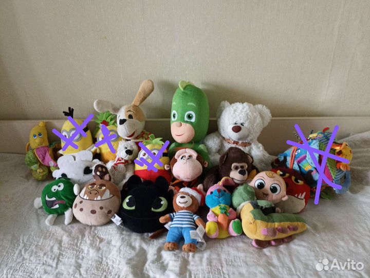 Мягкие игрушки пакетом