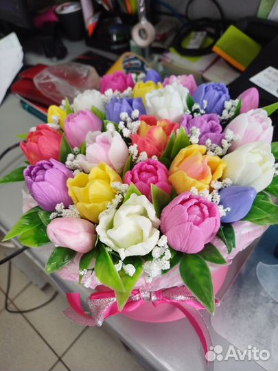 Букеты из мыла ручной работы