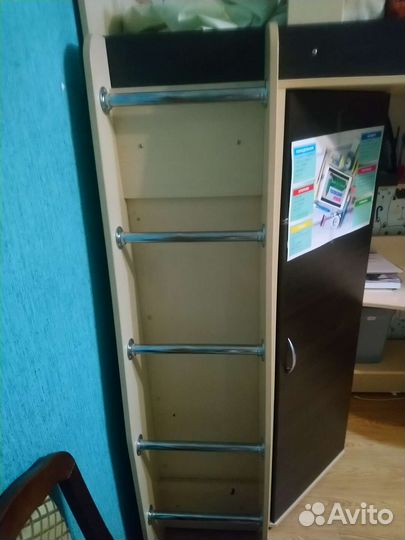 Кровать чердак стол шкаф