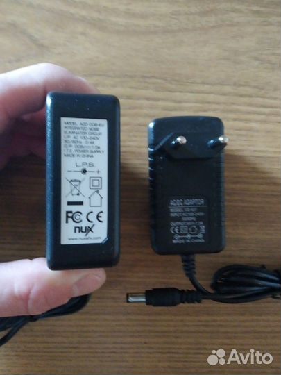 Микрофонный, инструментальный кабель.Блок питания