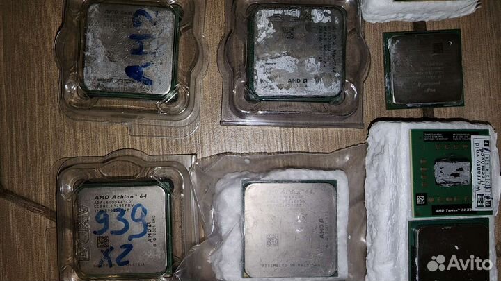 Процессоры от пк Intel, AMD и ноутбуков