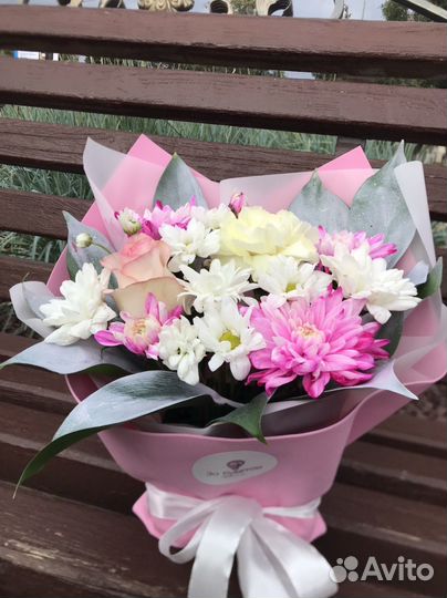 Живые цветы букеты