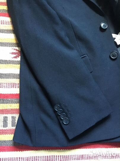 Пиджак Cleverly р.134 для мальчика темно-синий