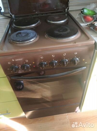 Электроплита с духовкой бу