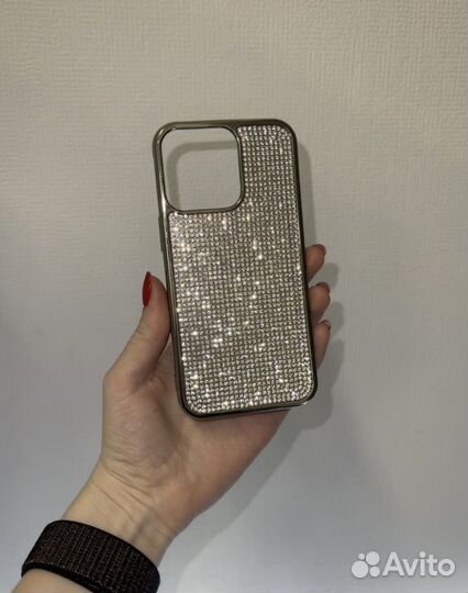 Чехол со стразами на iPhone 13 pro