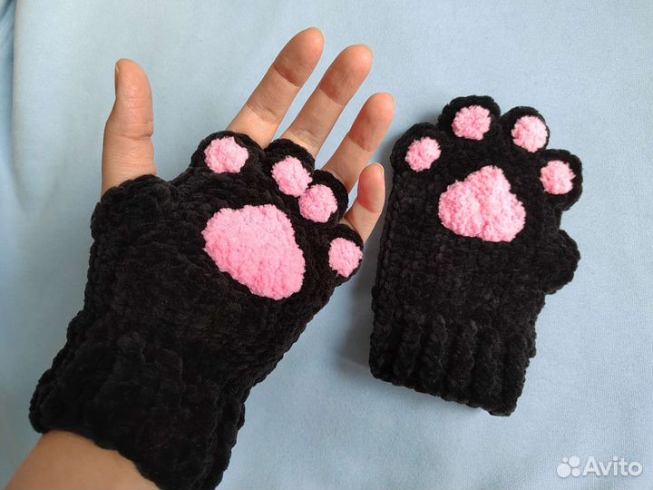 Митенки лапки. Котолапки