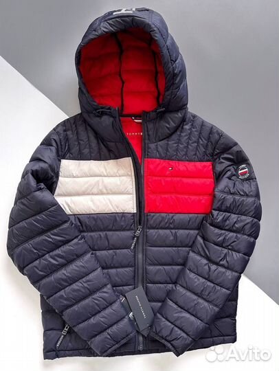 Tommy hilfiger новый пуховик легкий М оригинал