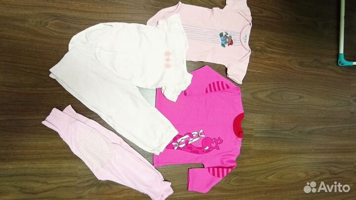 Вещи пакетом на девочку 1-2 года-новые