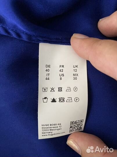 Блуза Hugo Boss шелк новая на 46 размер