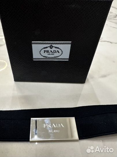 Текстильный пояс prada
