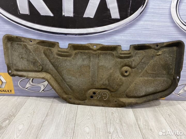 Шумоизоляция капота Nissan almera G15