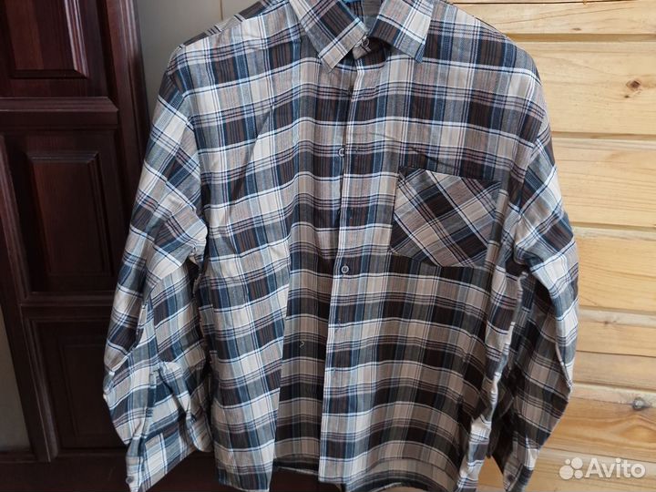 Рубашка байковая с начесом