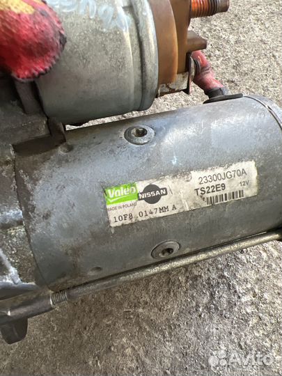 Стартер Nissan Qashqai M9R 2.0dci Renault