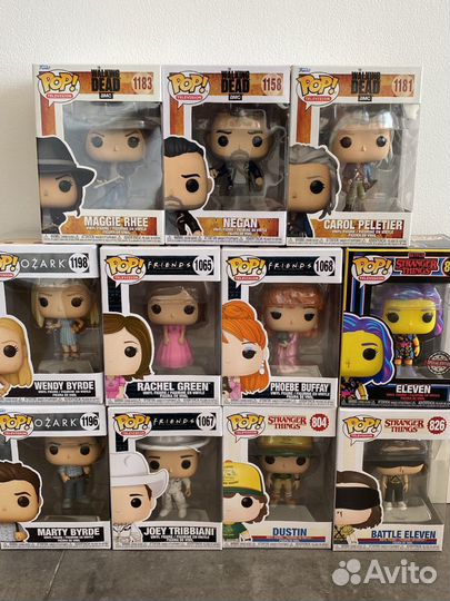 Funko POP Stranger Things, Umbrella Acabemy, TWD