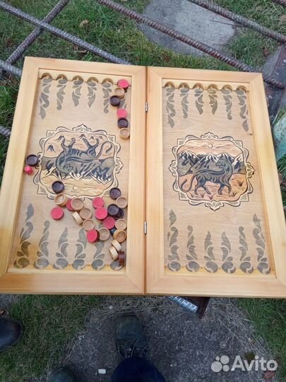 Нарды резные