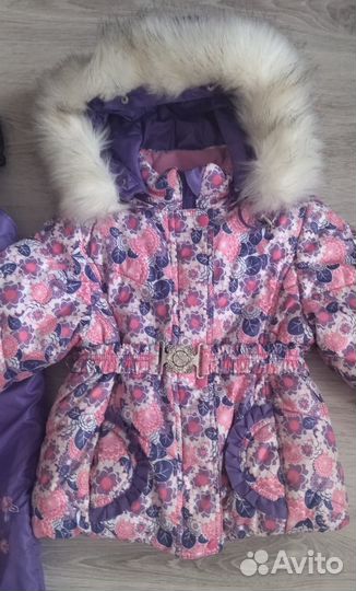 Зимний комбинезон для девочки 98