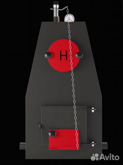 Твердотопливный котёл 65 квт