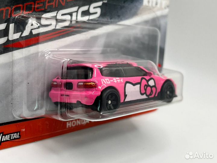 Hot Wheels Premium Honda Civic Eg (Hello Kitty)