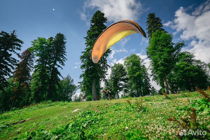 Полет на параплане