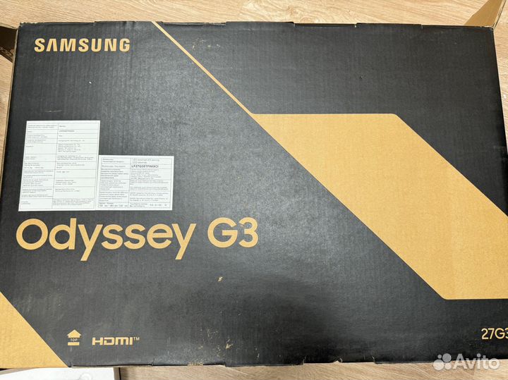 Монитор Samsung odyssey g3 27 144ghz