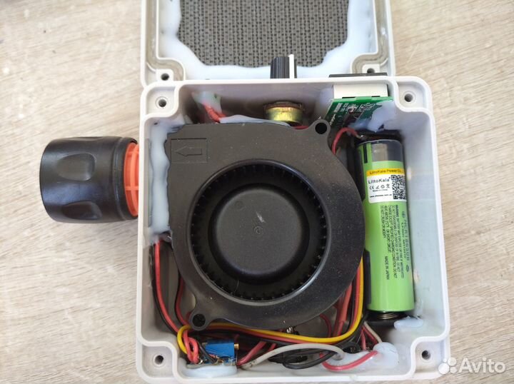 Вентиляторный блок, дымогенератор