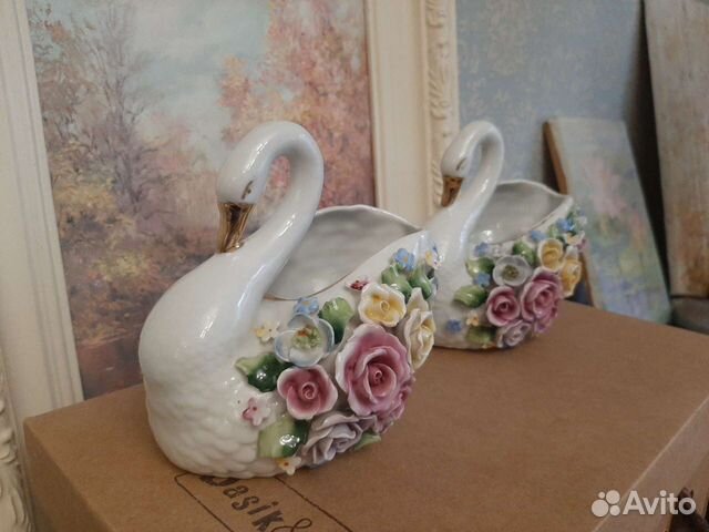 Ваза Конфетница фарфор гдр