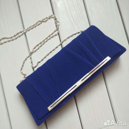 Клатч синий