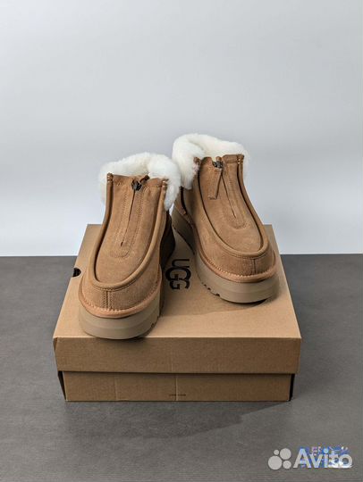 Угги Ugg Funkette Platform Boots Chestnut