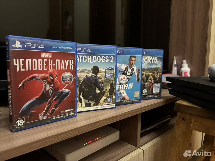 Sony PS4 pro 1tb игры в комплекте