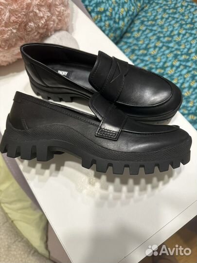 Лоферы dkny оригинал кожа на коже новые