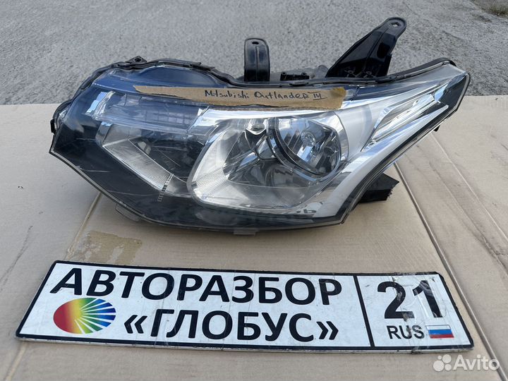 Фара левая Mitsubishi Outlander 3