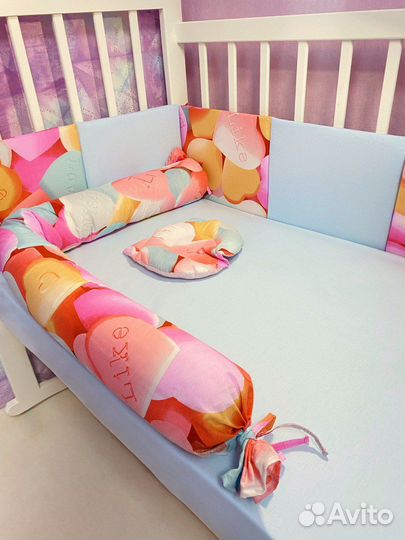 Бортики в детскую кроватку