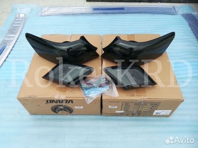 Фонари задние Toyota Camry 40 06-2011 Дымчатые