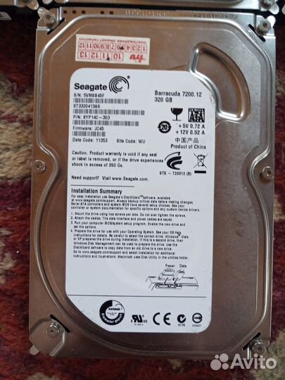 Жесткие диски HDD SATA 3.5 200,250,320 Gb