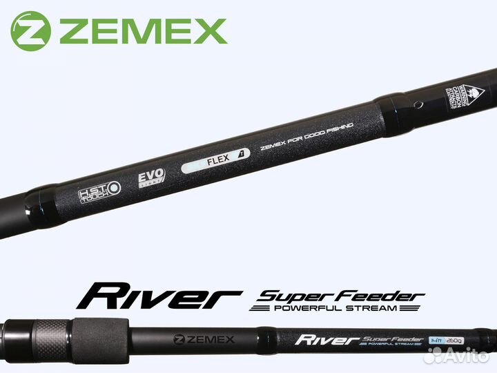 Фидер Zemex River Super Feeder 13 ft - 180 g