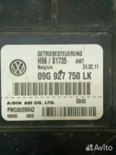 Блок управления АКПП volkswagen polo