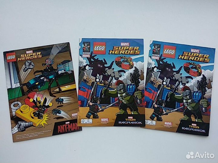 Комиксы к наборам Lego Super Heroes