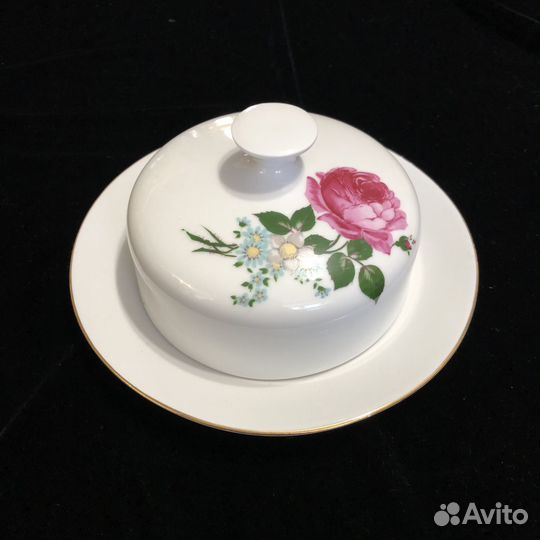 Сервиз кофейный. Розовая роза. Kahla