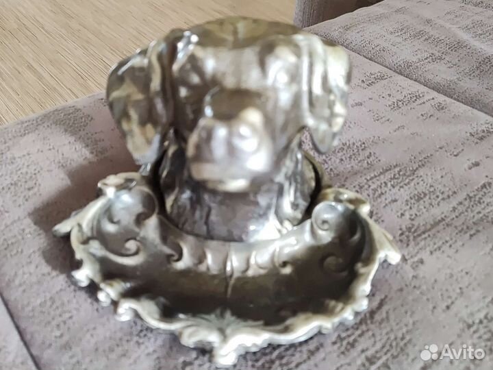 Пепельница, голова собаки, ссср, винтаж