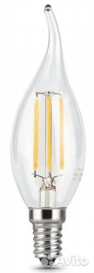 Упаковка светодиодных ламп 10 шт. gauss E14, 5 Вт