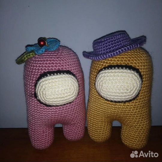 Игрушки амонг ас вязаные