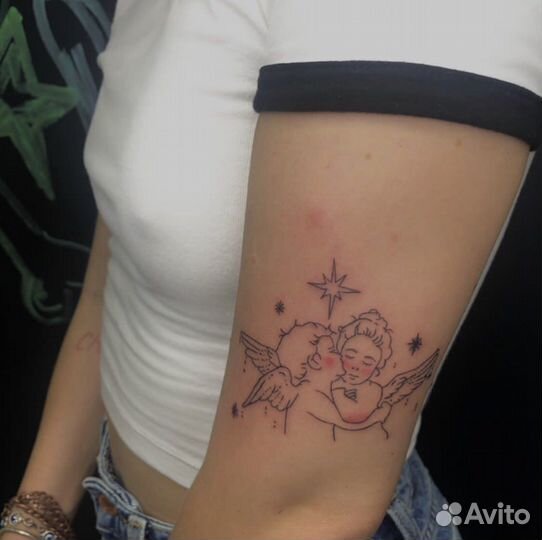 Модель на тату